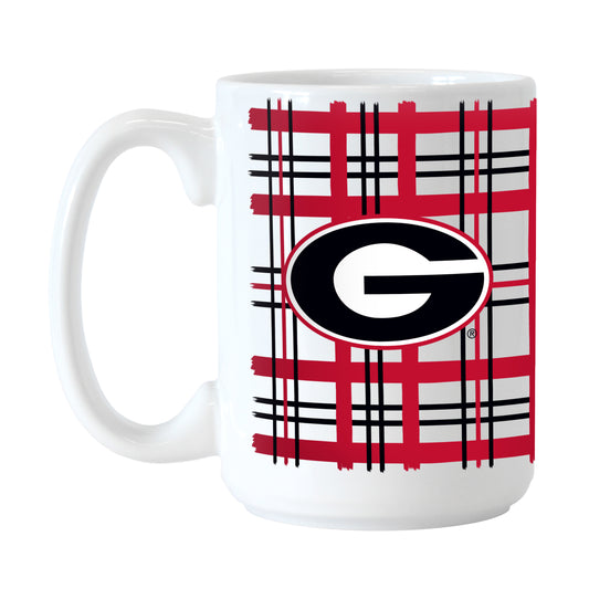 Georgia 15oz Plaid Sublimated Mug