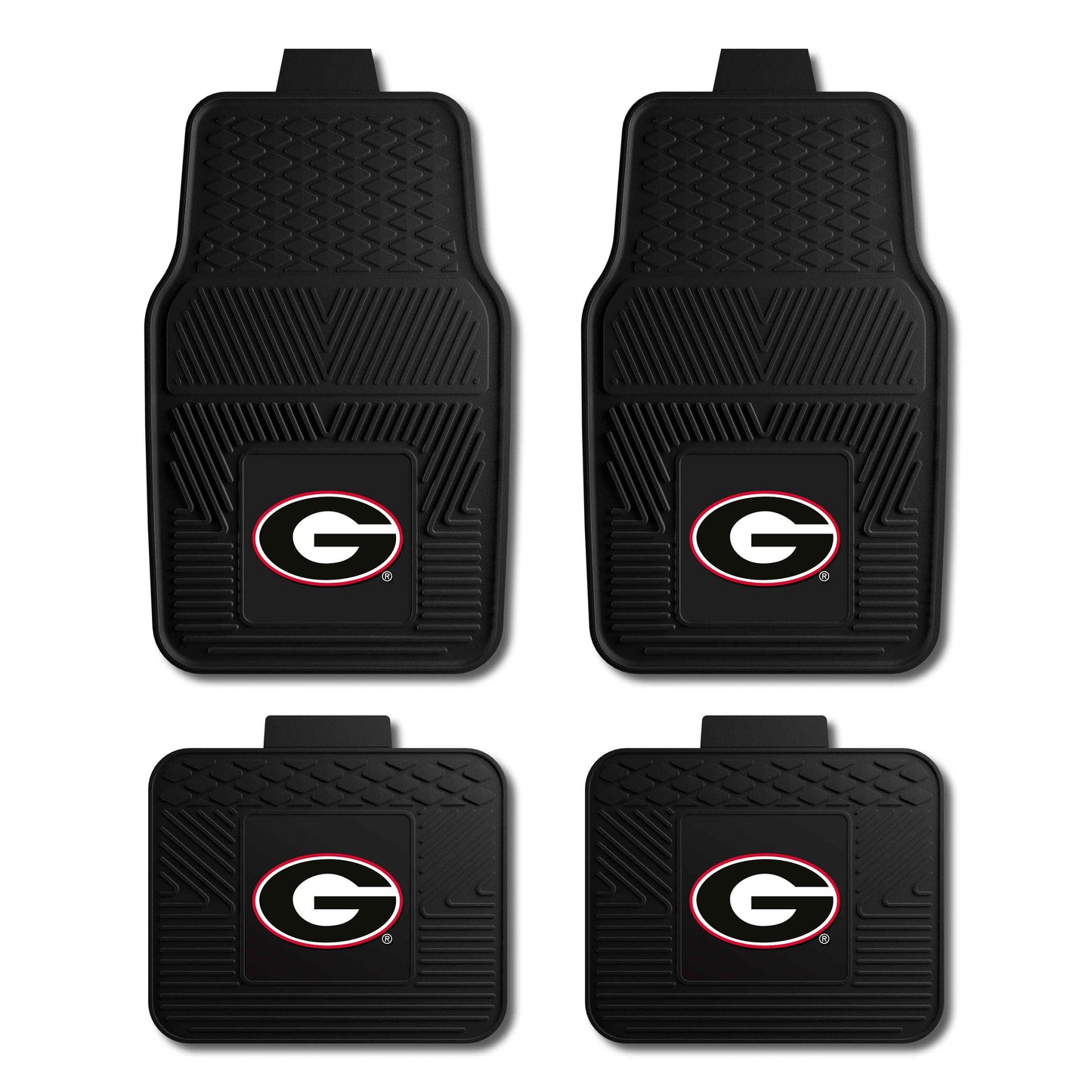 University of Georgia Power G 4-pc Vinyl Car Mat Set