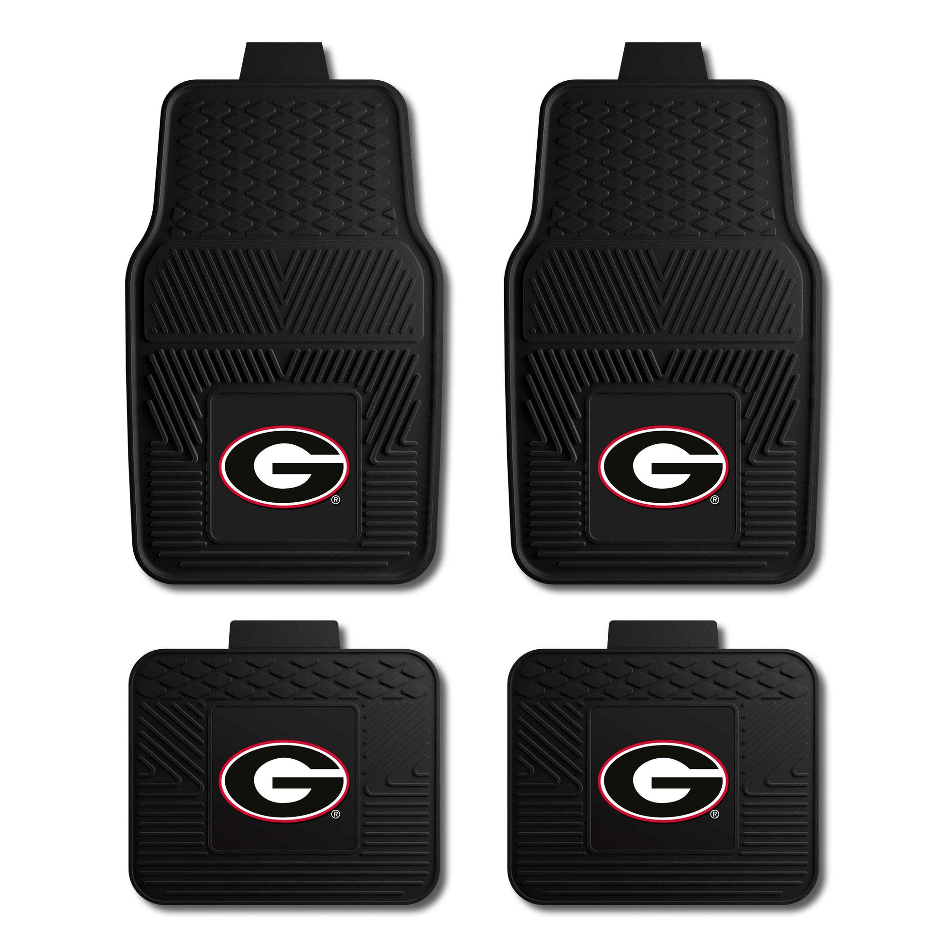 University of Georgia Power G 4-pc Vinyl Car Mat Set