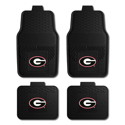 University of Georgia Power G 4-pc Vinyl Car Mat Set