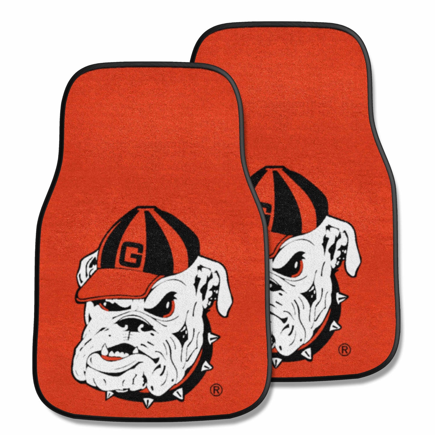 University of Georgia 2-pc Carpet Car Mat Set