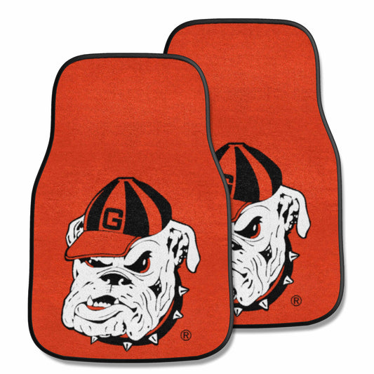 University of Georgia 2-pc Carpet Car Mat Set