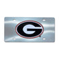 University of Georgia Chrome Diecast License Plate