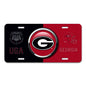University of Georgia Embossed Metal License Plate
