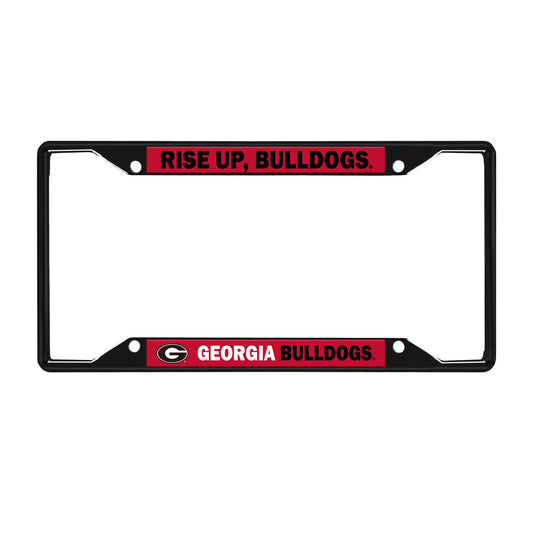 Georgia License Black Trinity Plate Frame