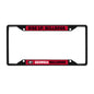 Georgia License Black Trinity Plate Frame