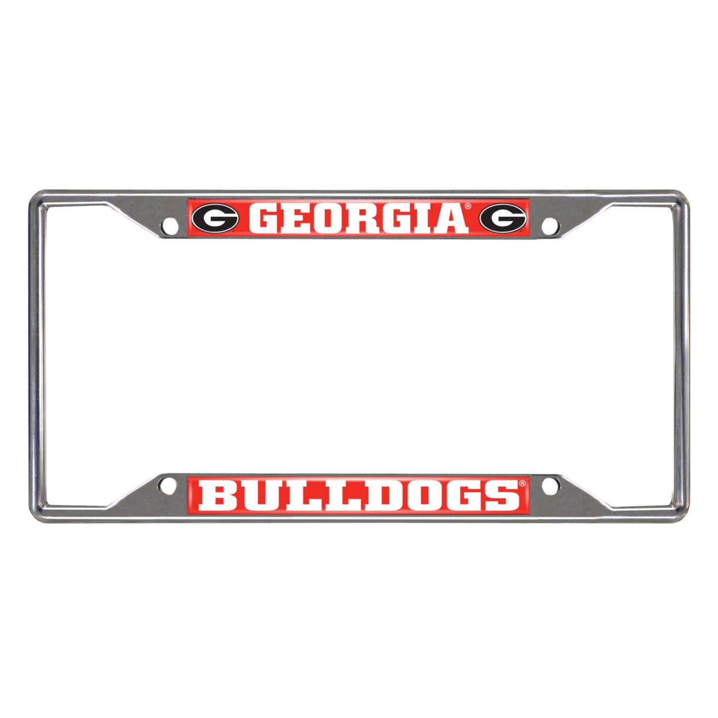 University of Georgia Chrome License Plate Frame