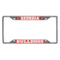 University of Georgia Chrome License Plate Frame