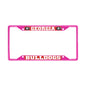 University of Georgia Pink License Plate Frame