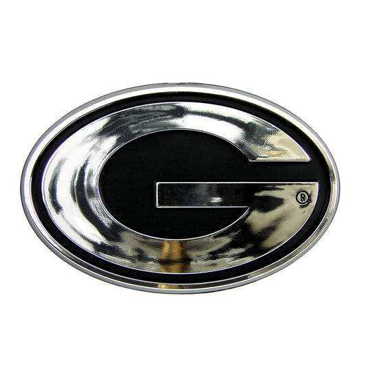 University of Georgia Plastic Chrome Emblem