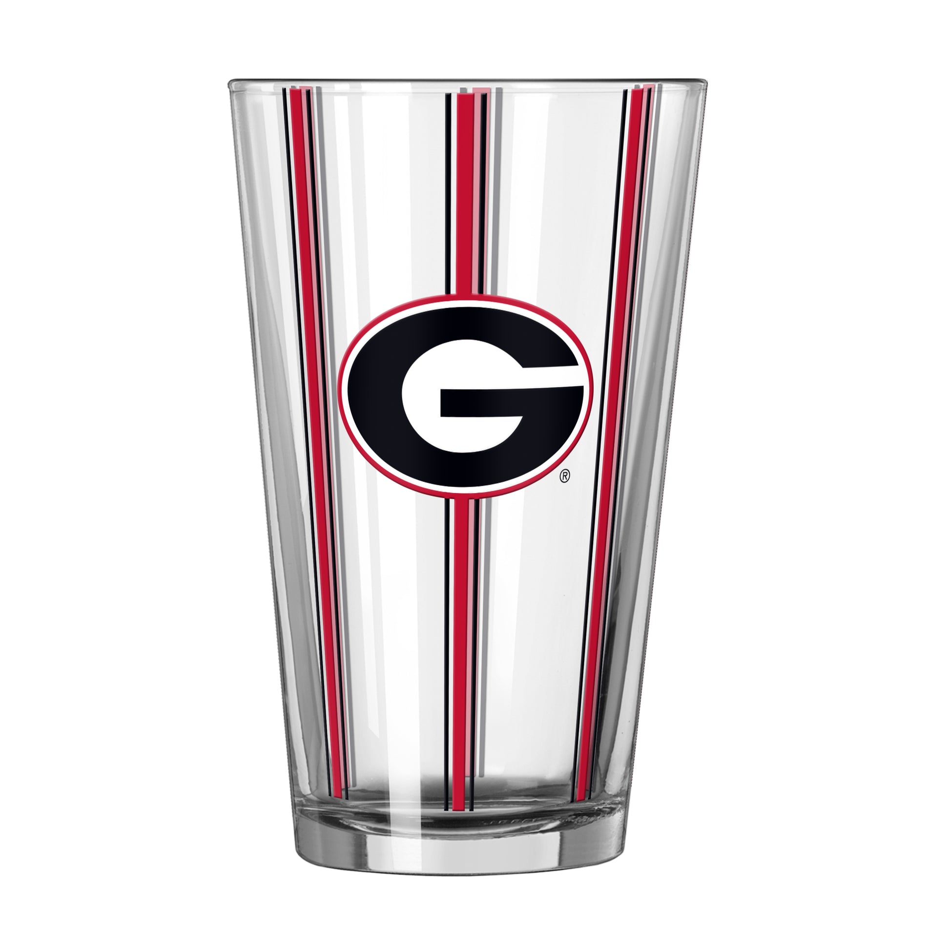 Georgia 16oz Thin Stripe Pint Glass