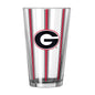 Georgia 16oz Thin Stripe Pint Glass