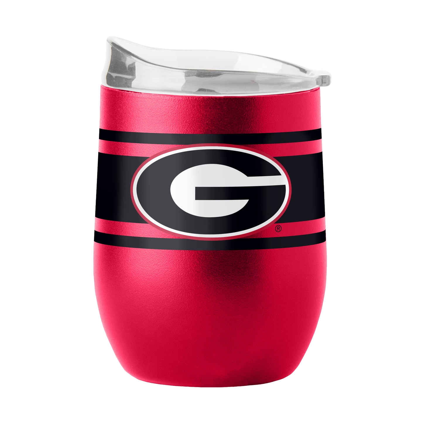 Georgia 16oz Stripe Powder Coat Curved Bev