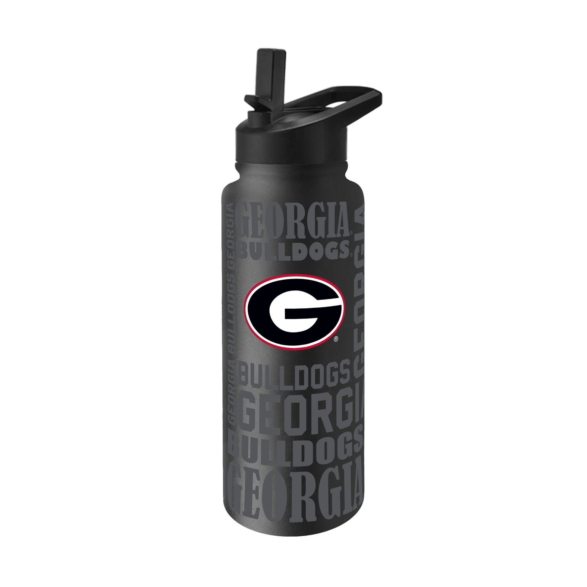 Georgia 34oz Black Replay Quencher Bottle
