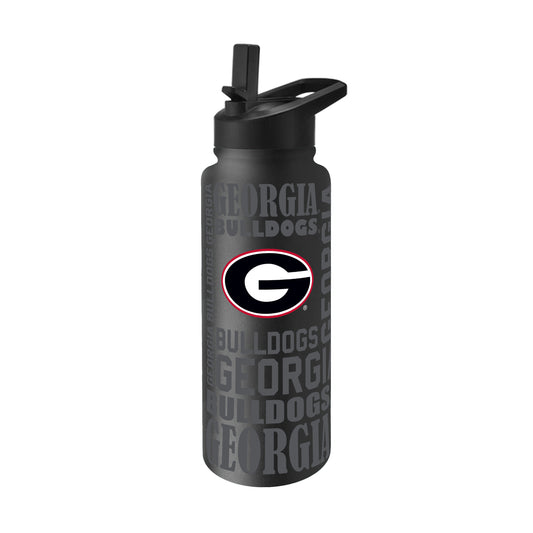 Georgia 34oz Black Replay Quencher Bottle