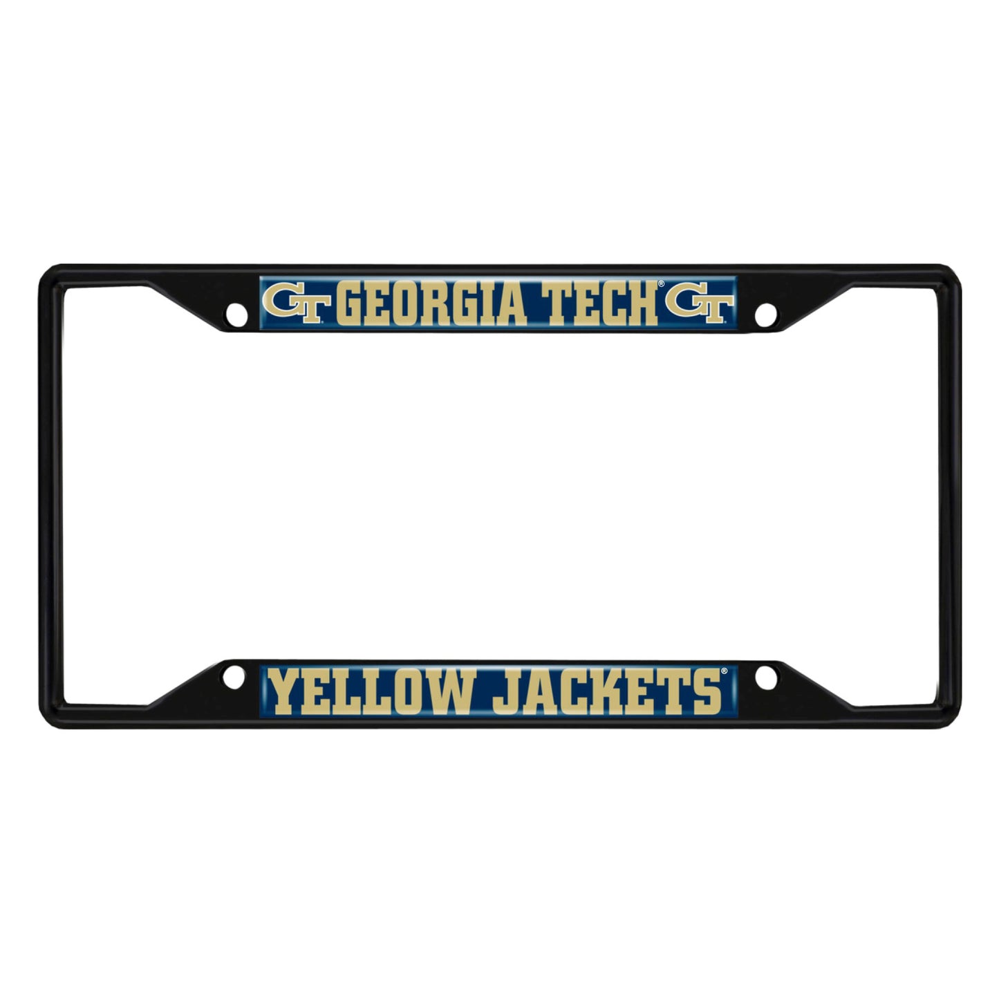 Georgia Tech Black License Plate Frame