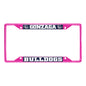 Gonzaga University Pink License Plate Frame