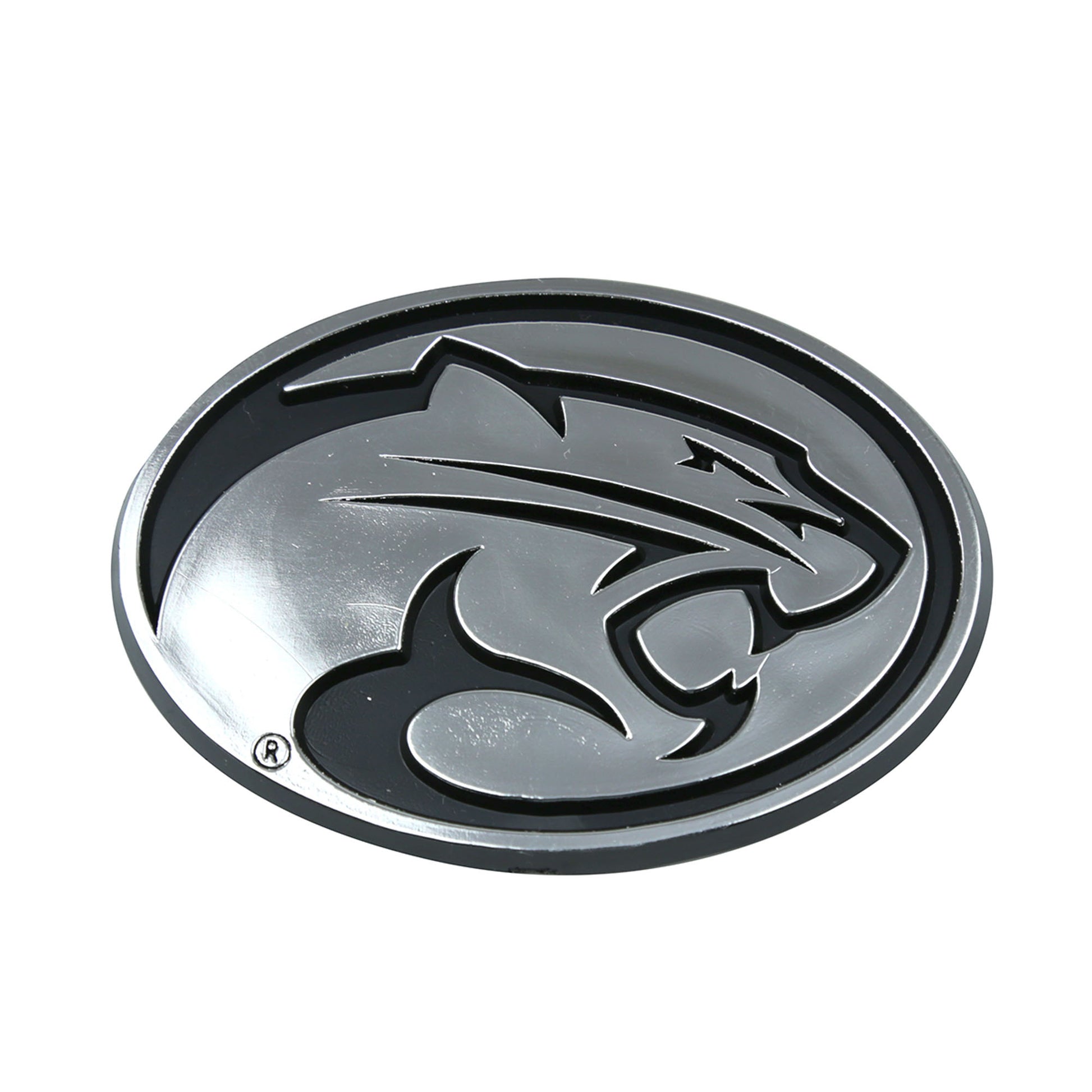 University of Houston Plastic Chrome Emblem