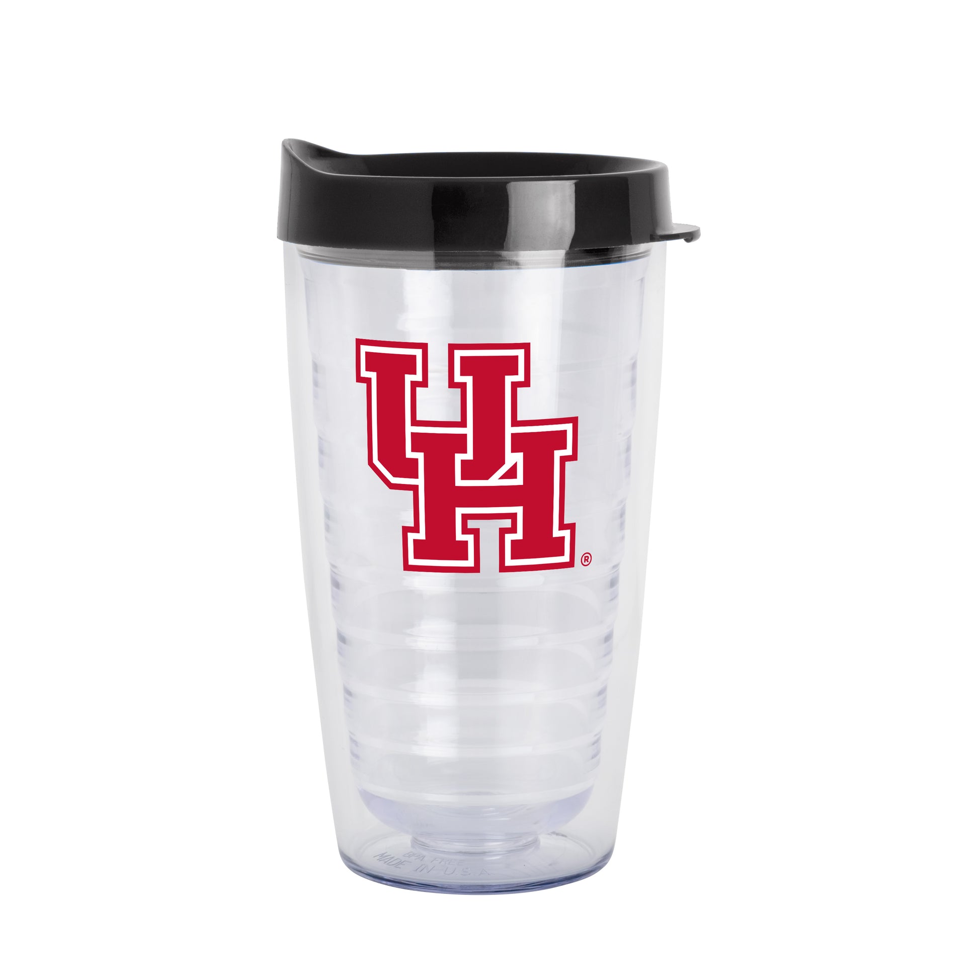 Houston 16oz Flipside Dbl Wall Clear Tumbler