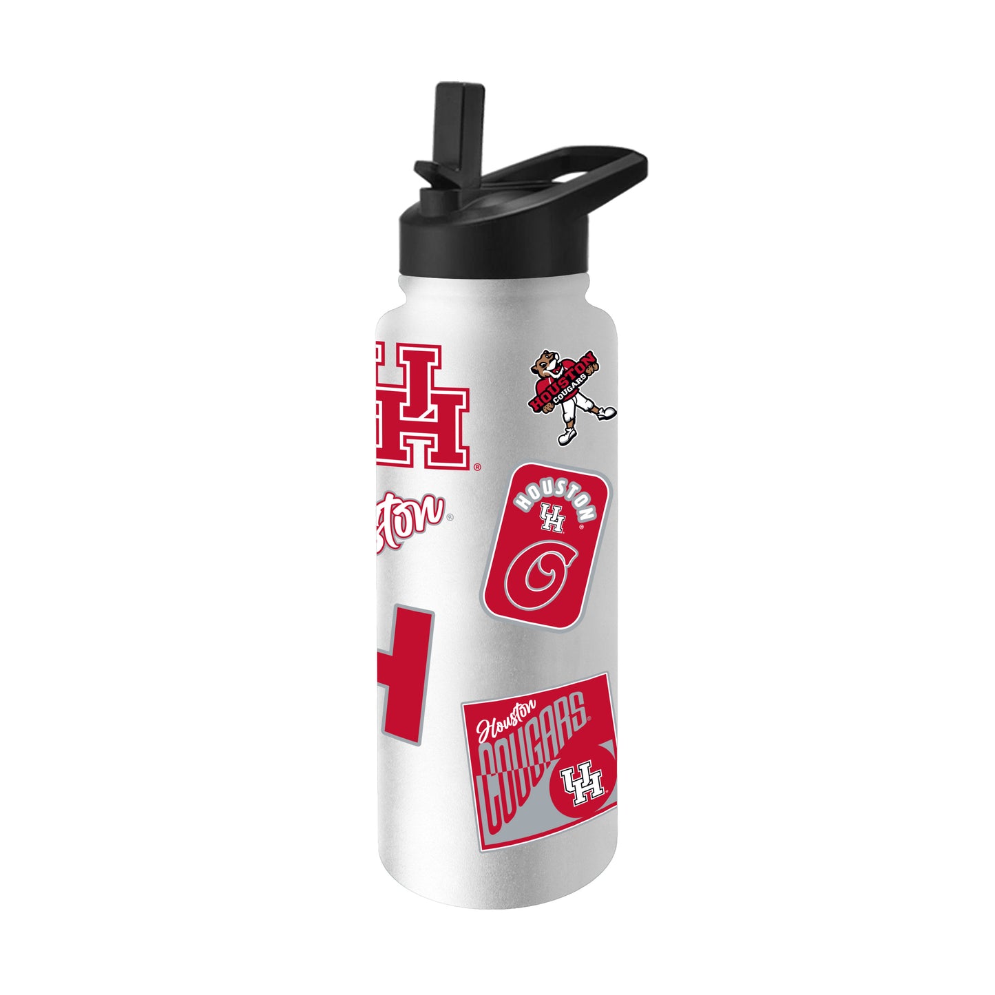 Houston 34oz White Dreamweave Quencher Bottle