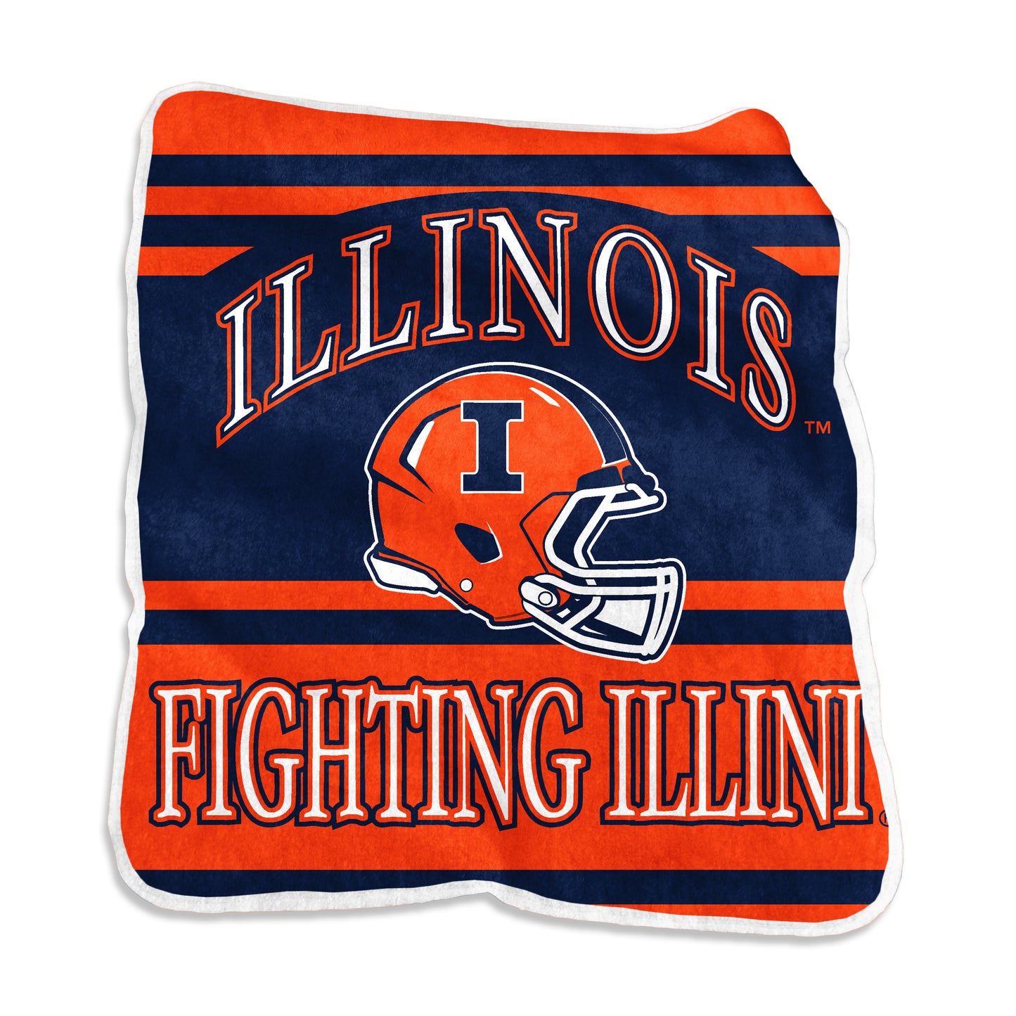Illinois Raschel Dunhams 2025 Athletic Throw