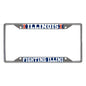 University of Illinois Chrome License Plate Frame