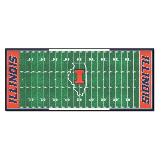 University of Illinois Football Field Runner