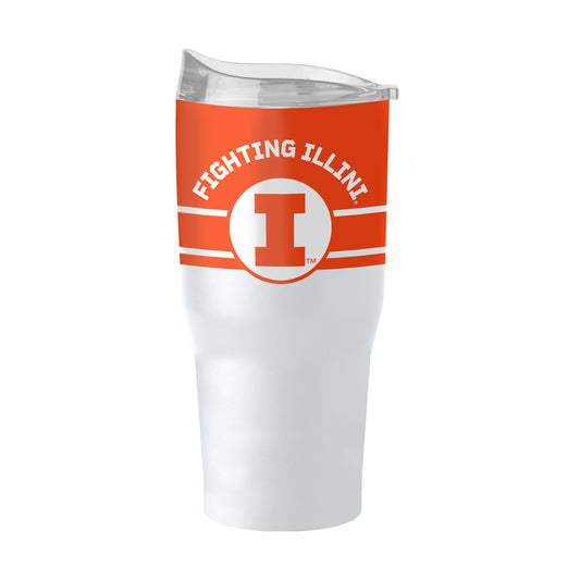 Illinois 30oz Colored Horizon Powder Coat Tumbler