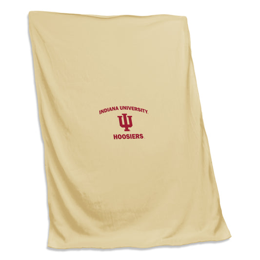 Indiana Oatmeal Screened Sweatshirt Blanket