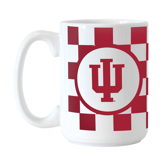Indiana 15oz Checkerboard Sublimated Mug