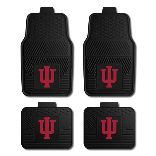 Indiana University 4-pc Vinyl Car Mat Set