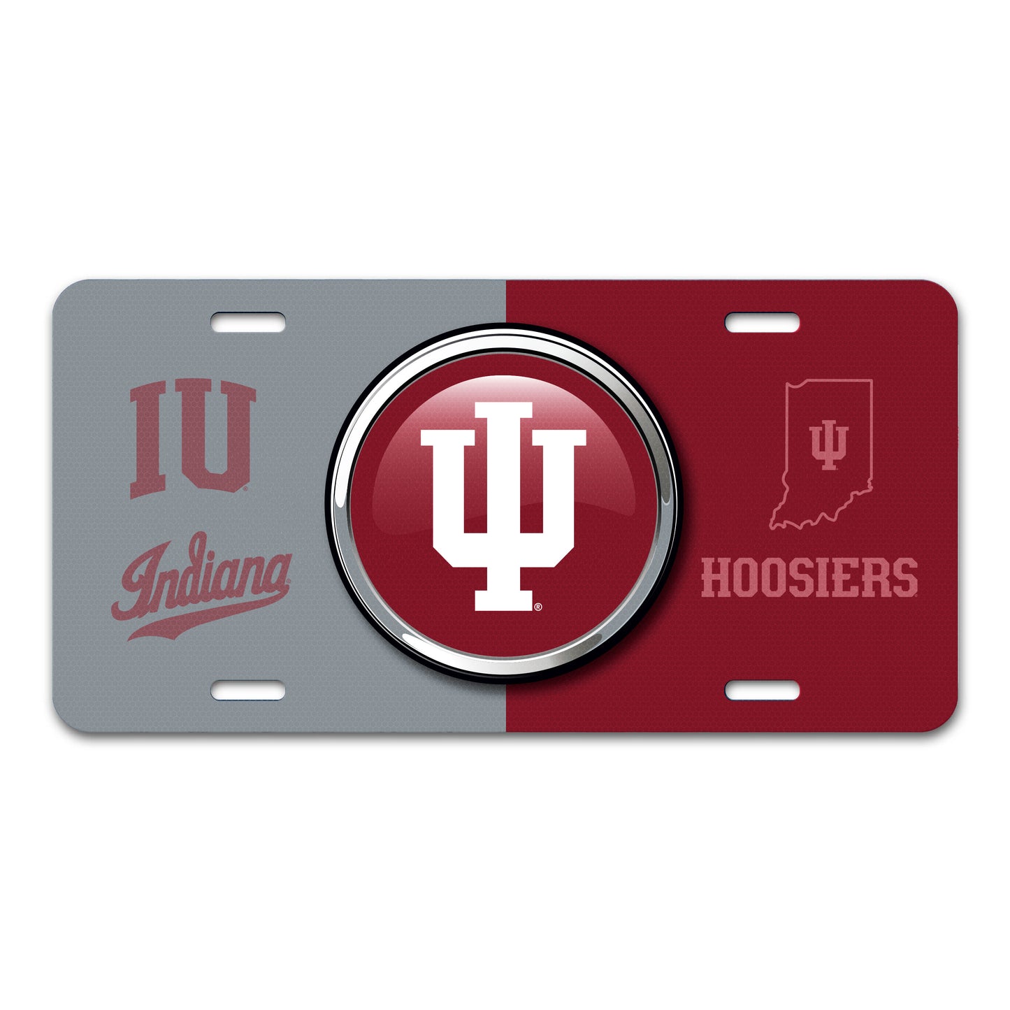 Indiana University Embossed Metal License Plate