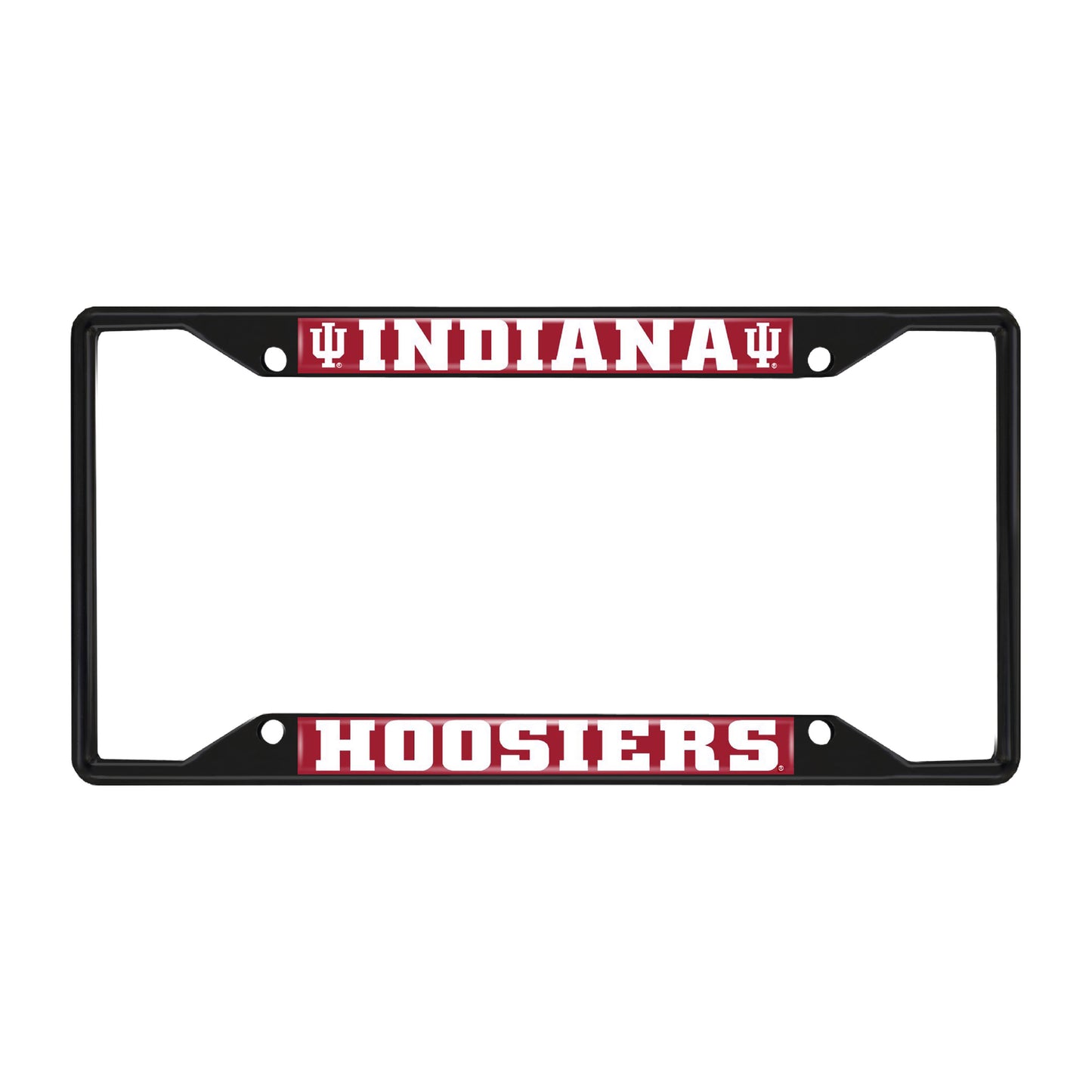 Indiana University Black License Plate Frame