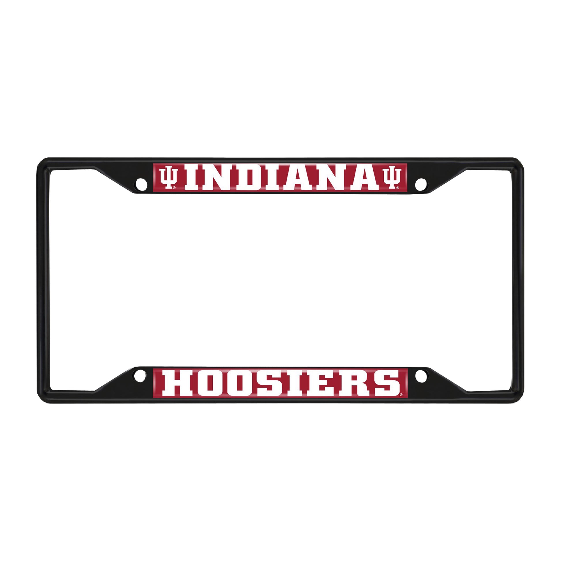 Indiana University Black License Plate Frame