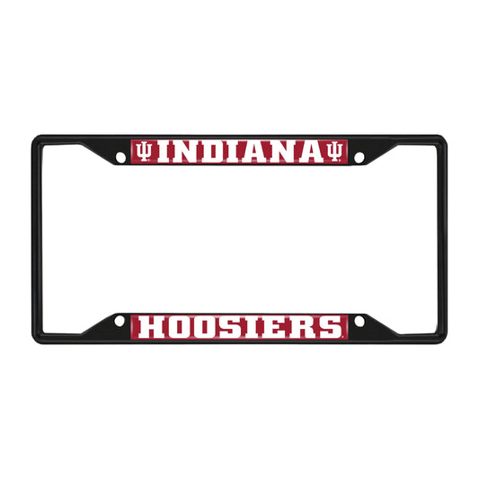 Indiana University Black License Plate Frame