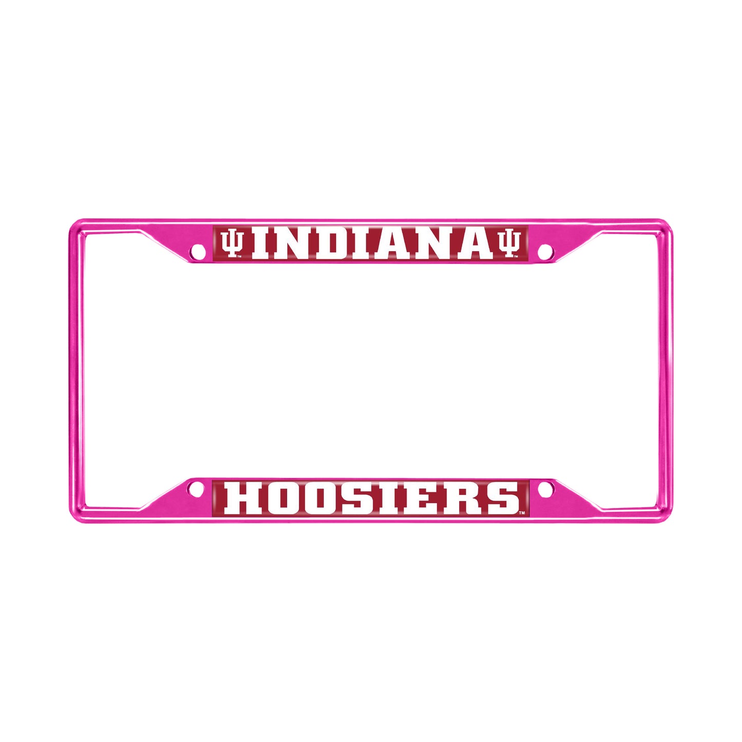 Indiana University-Pink License Plate Frame