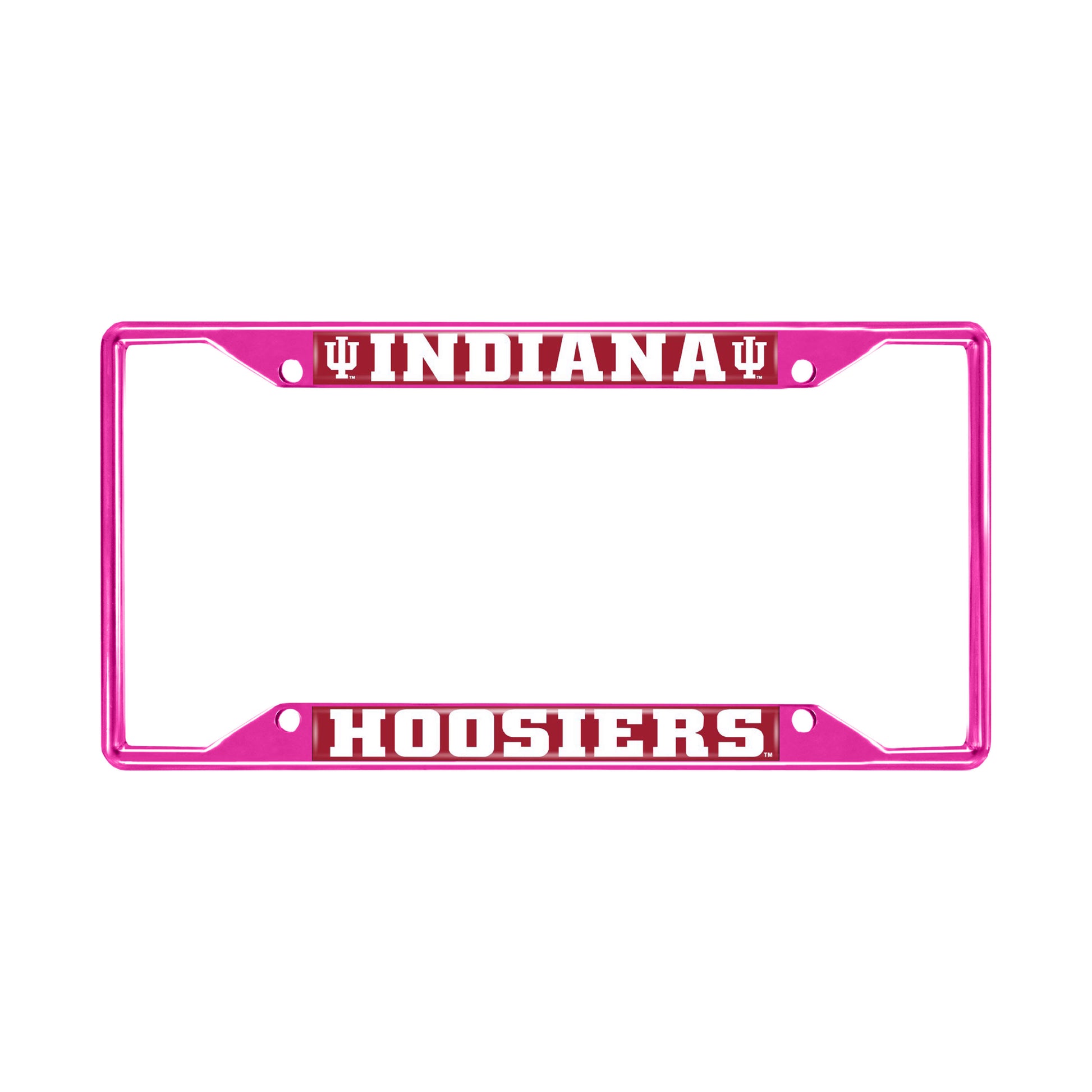 Indiana University-Pink License Plate Frame