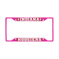 Indiana University-Pink License Plate Frame