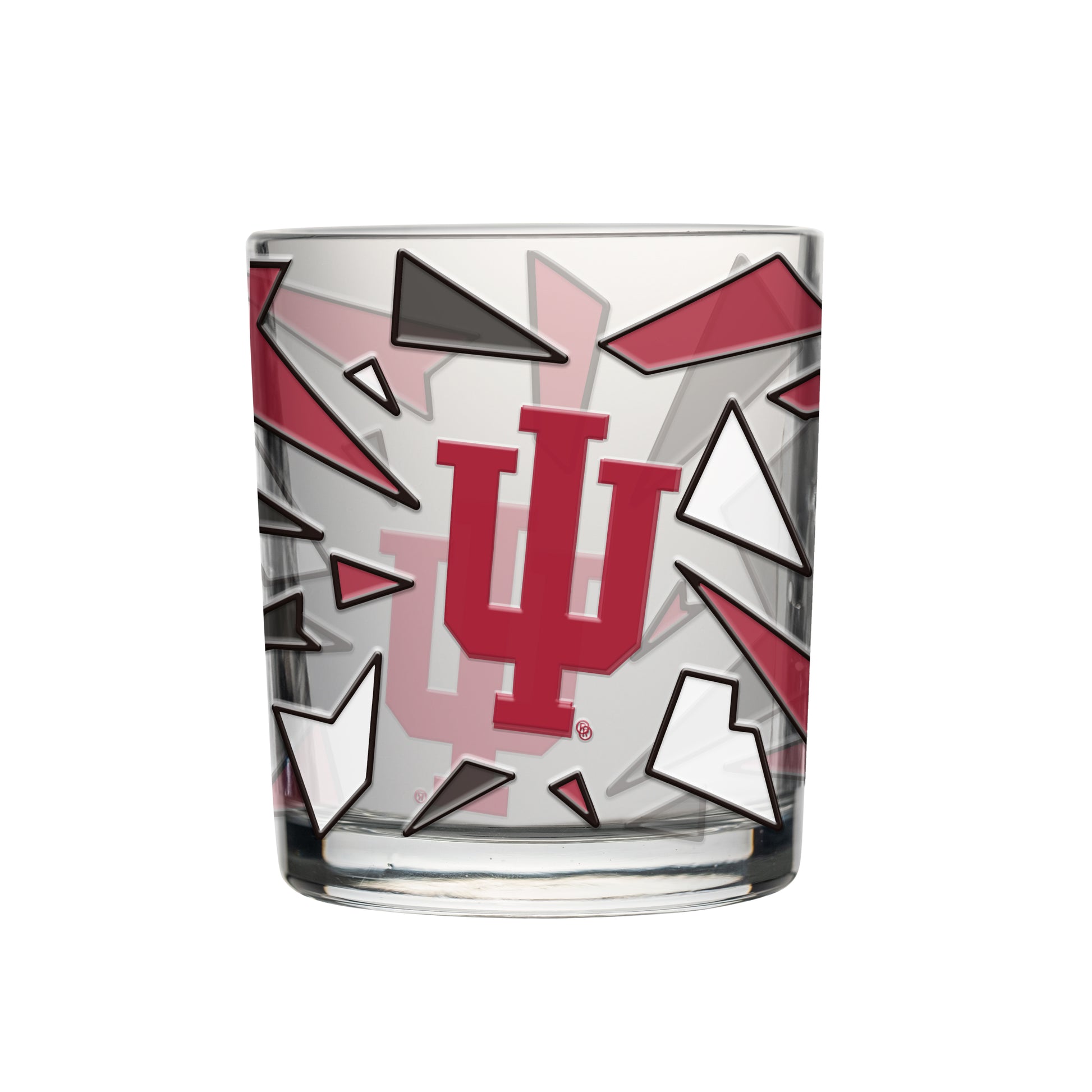 Indiana 12oz Prism Stained Rocks Glass