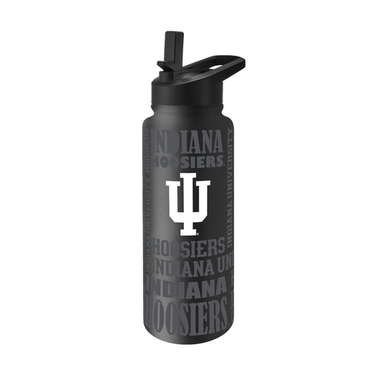Indiana 34oz Black Replay Quencher Bottle