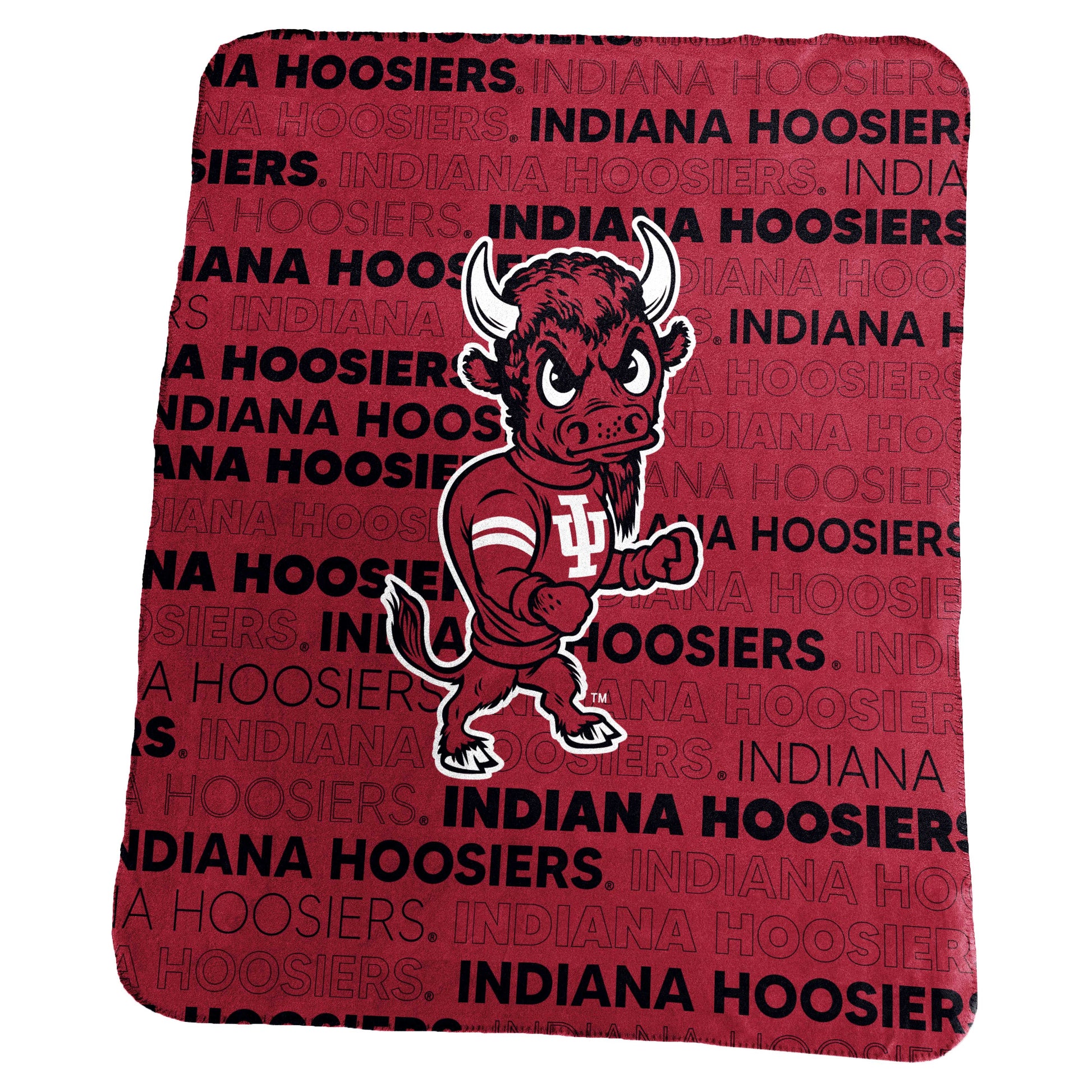 Indiana University - Vintage Classic Fleece Throw