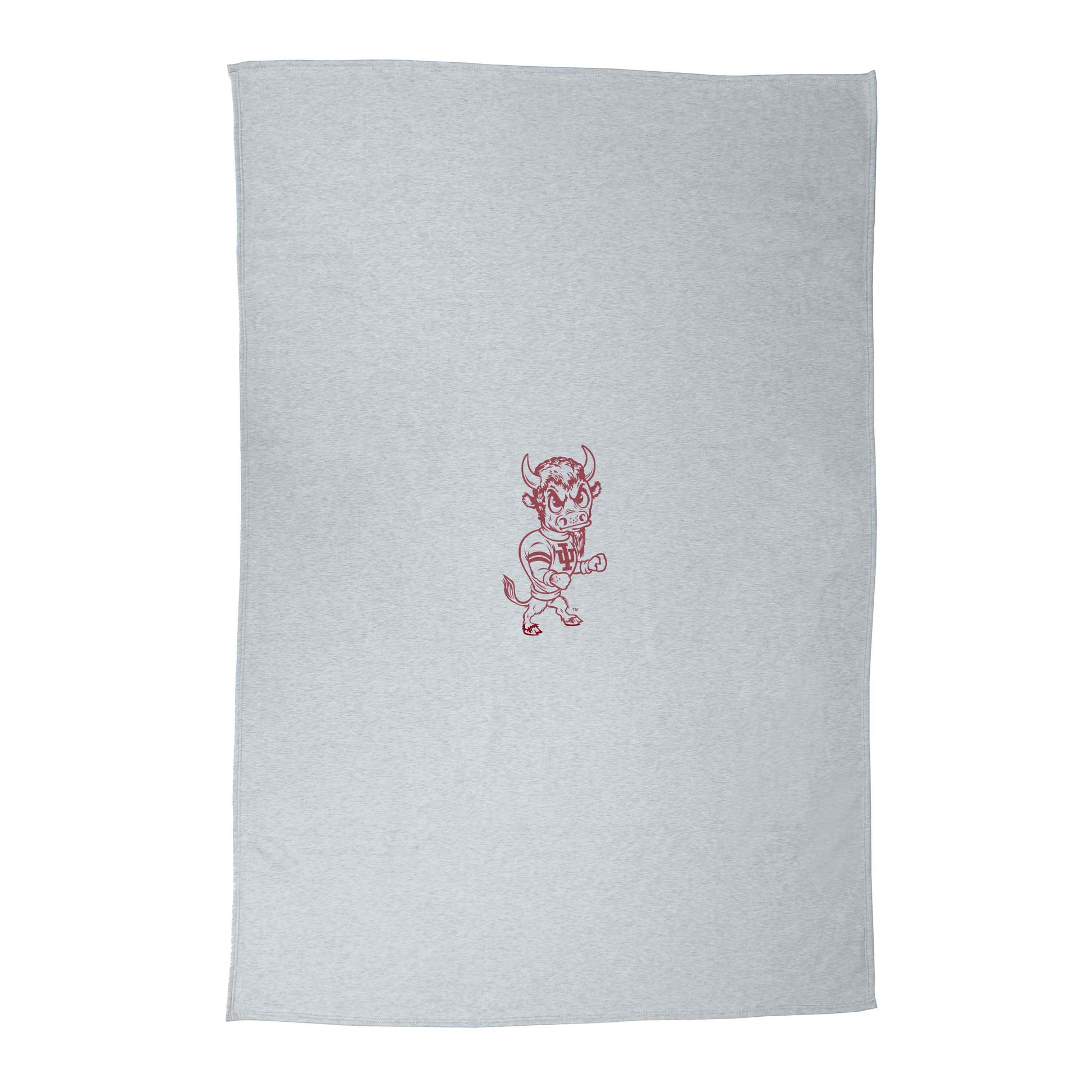Indiana University - Vintage Sublimated Bison Sweatshirt Blanket