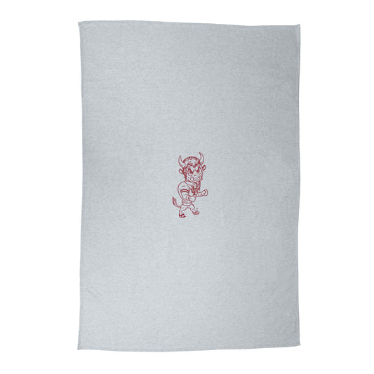 Indiana University - Vintage Sublimated Bison Sweatshirt Blanket