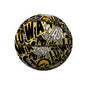 University of Iowa Mini Abstract Size Rubber Basketball