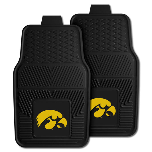 Iowa 2pc Vinyl Car Mat Set