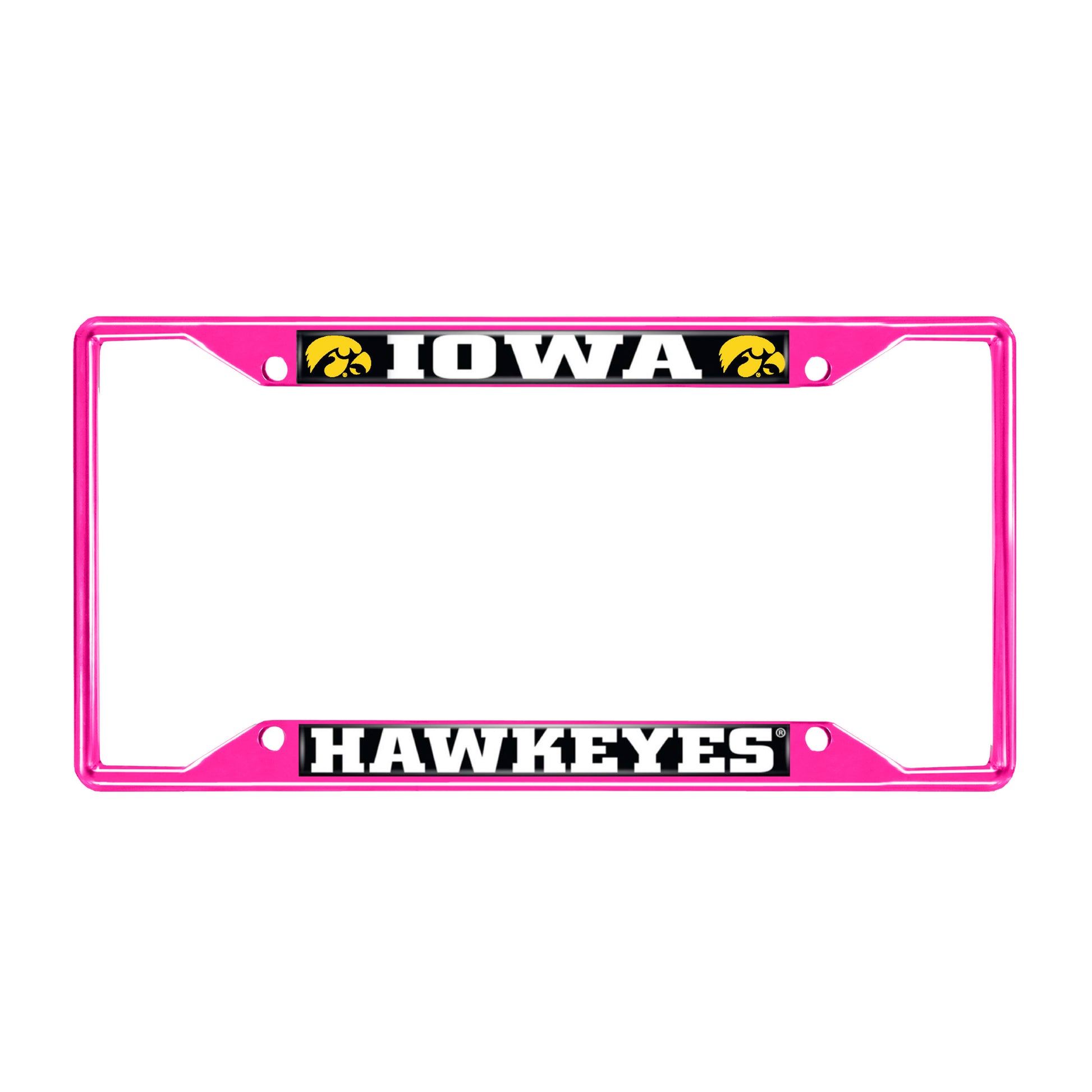 University of Iowa-Pink License Plate Frame