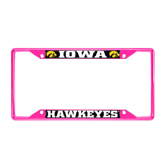 University of Iowa-Pink License Plate Frame