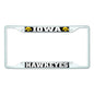 University of Iowa-White License Plate Frame