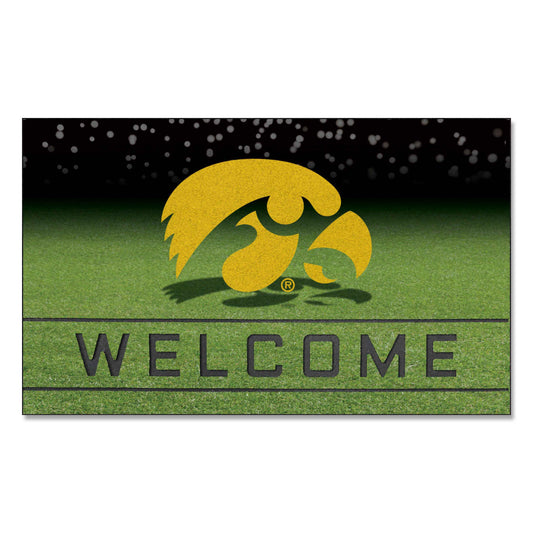 University of Iowa Crumb Rubber Door Mat