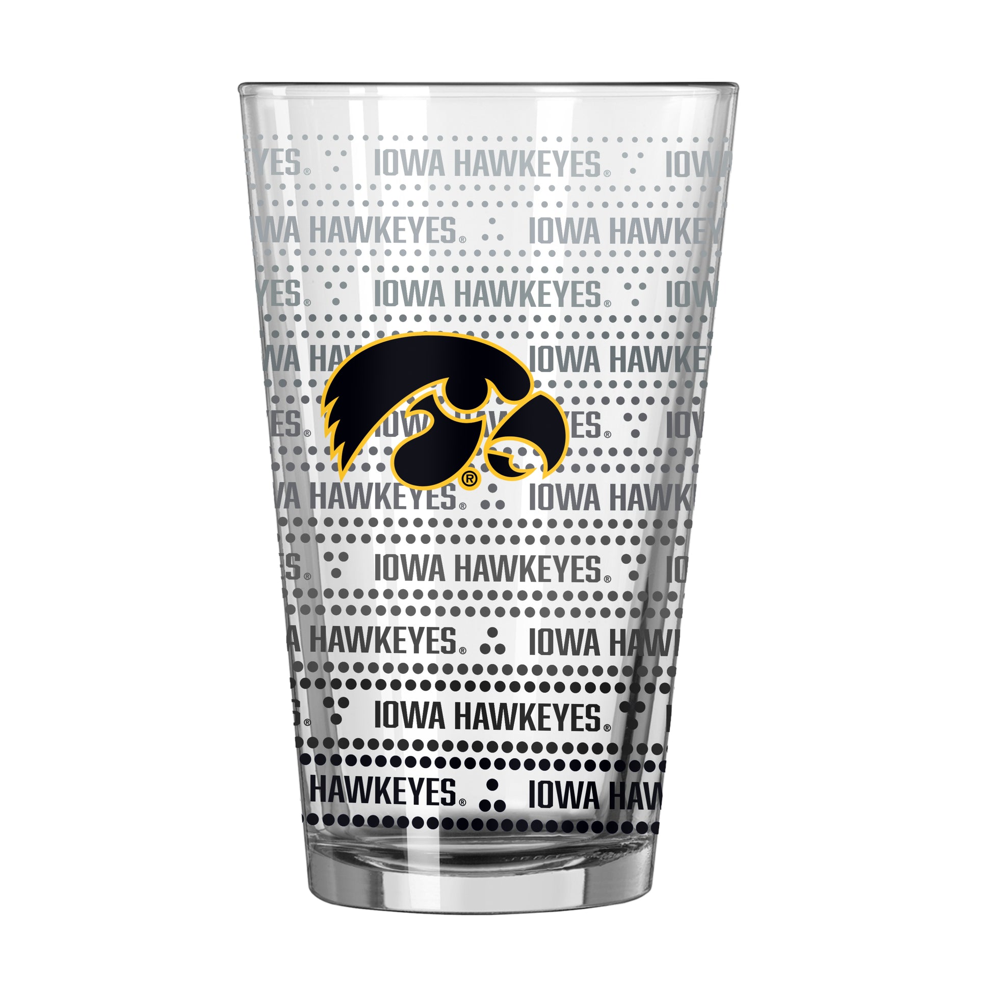 Iowa 16oz Chant Fade Pint Glass
